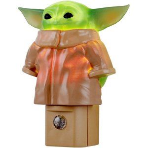 baby yoda light-sensing soft white LED night light